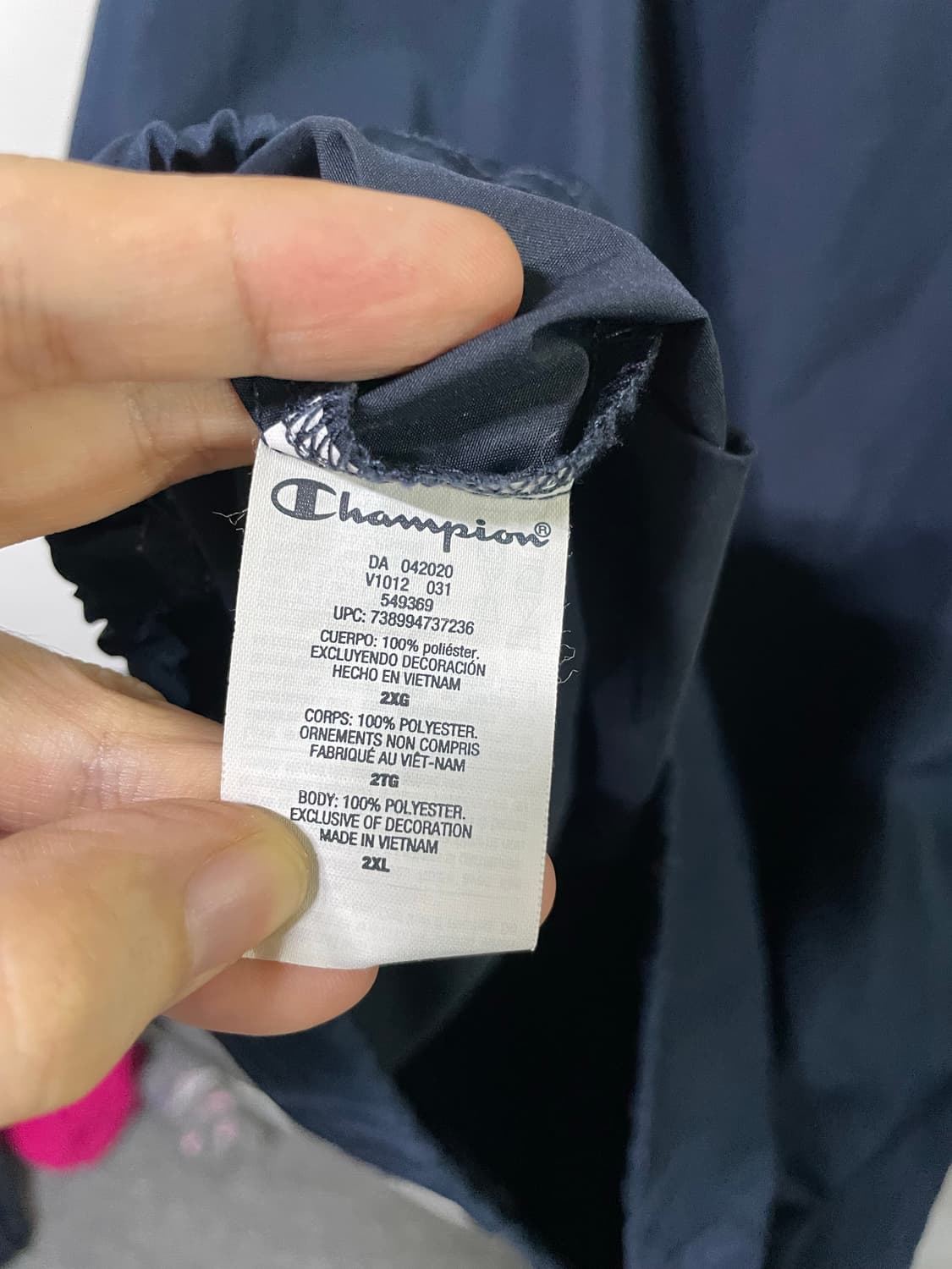 챔피온 아노락 반집업 패커블 챔피온 우븐 나일론 바람막이 110-115  상품이미지9