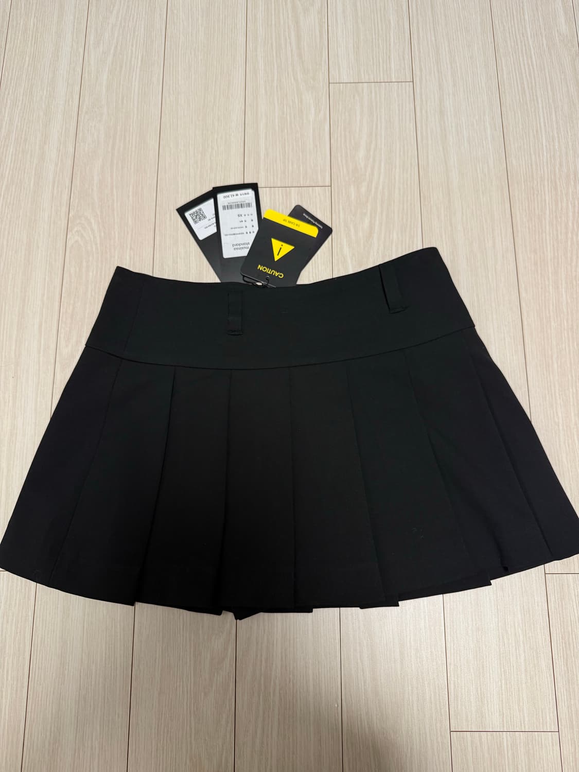 무신사스탠다드우먼 플리츠 스커트 미니 xs 상품이미지2