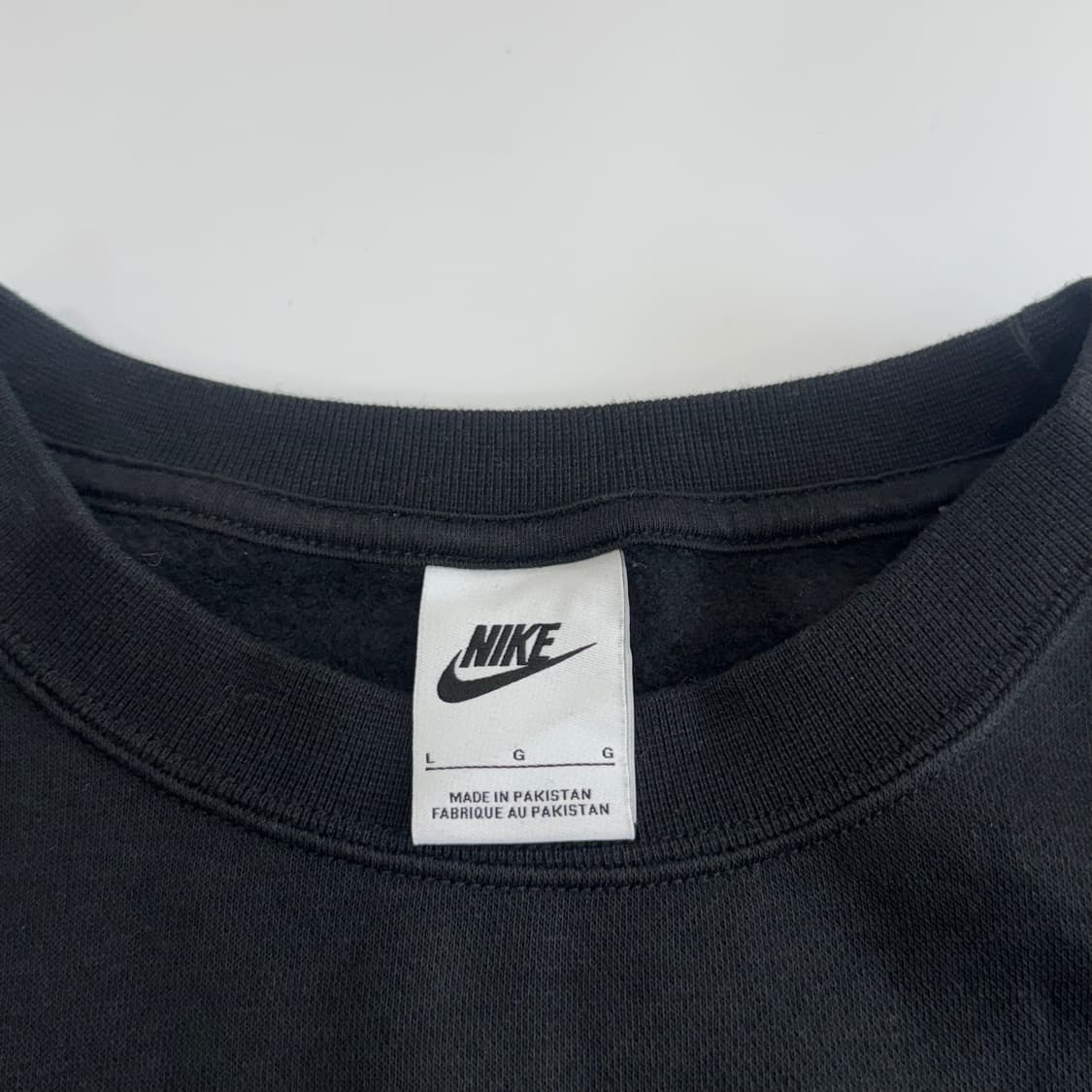 Nike 나이키 스우시 블랙 기모 맨투맨  상품이미지5