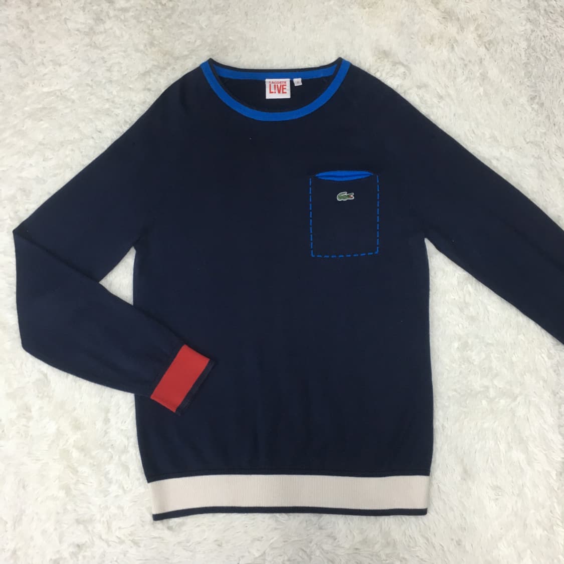 라코스테 스몰로고 라운드넥니트 BB12
 상품이미지1