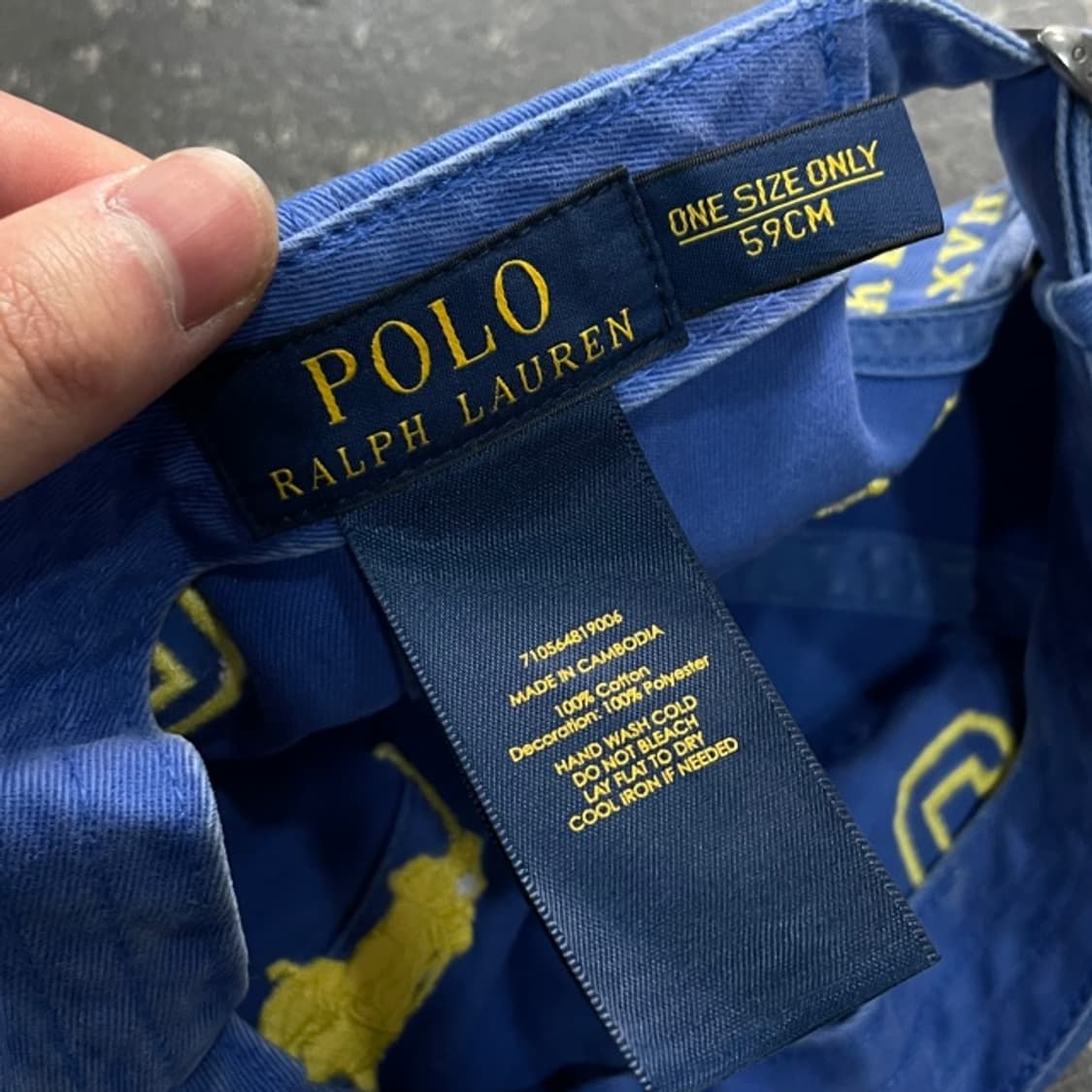 폴로 Y2K 빅포니 볼캡  상품이미지4