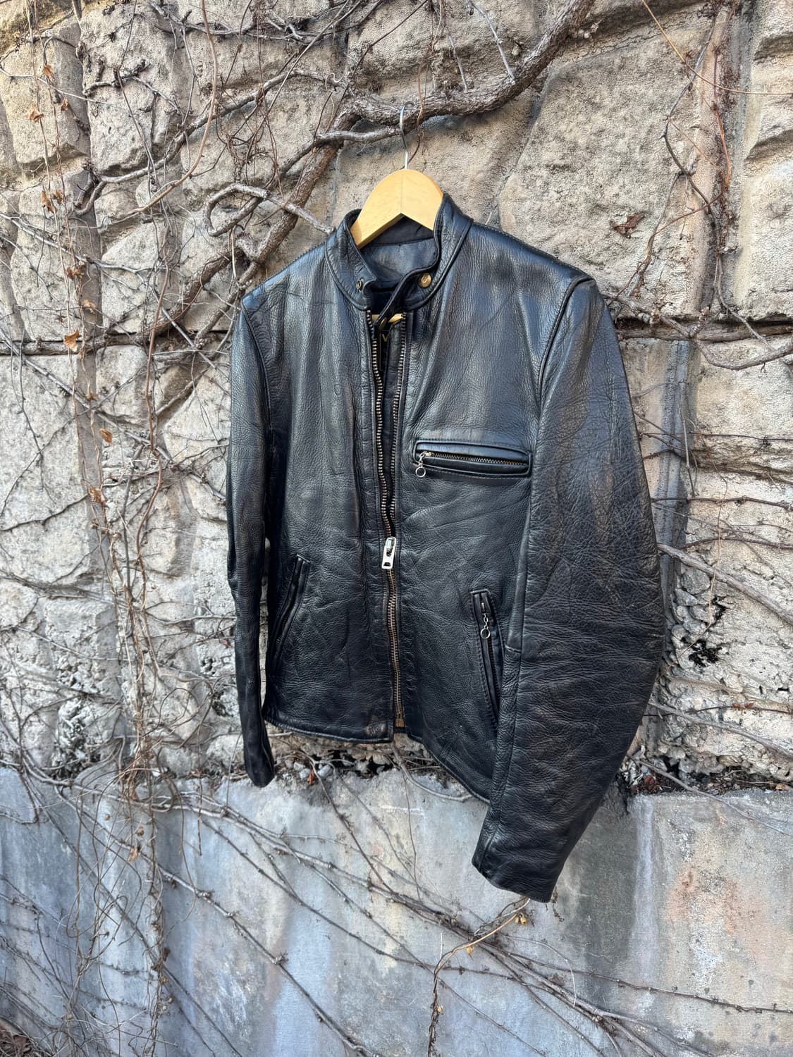 Vanson 타입 b 싱글라이더 가죽 자켓 36 상품이미지3