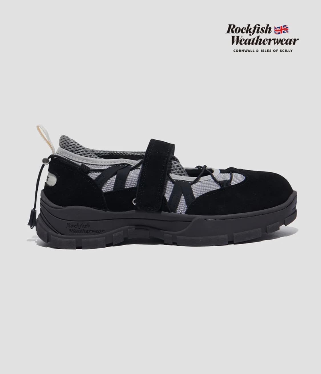 [X GLOWNY] BRYN VELCRO SNEAKERS - BLACK 상품이미지1