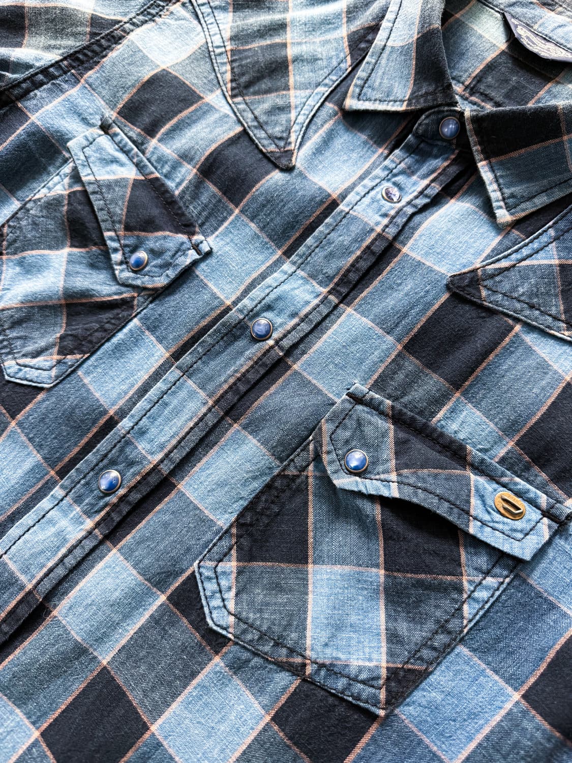 Diesel Cotton Western Check Shirt 상품이미지5