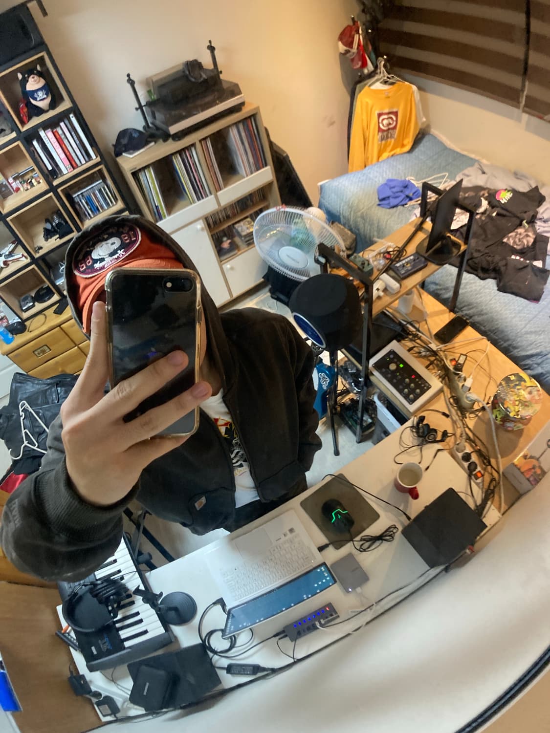 칼하트 그레이 빈티지 후드집업 상품이미지5