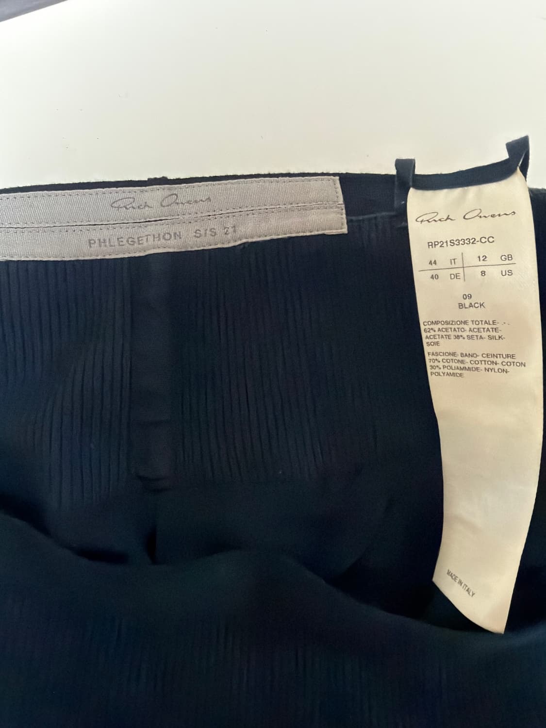 릭오웬스 bias 비스코스 미디 스커트 교환(판매x) 상품이미지6