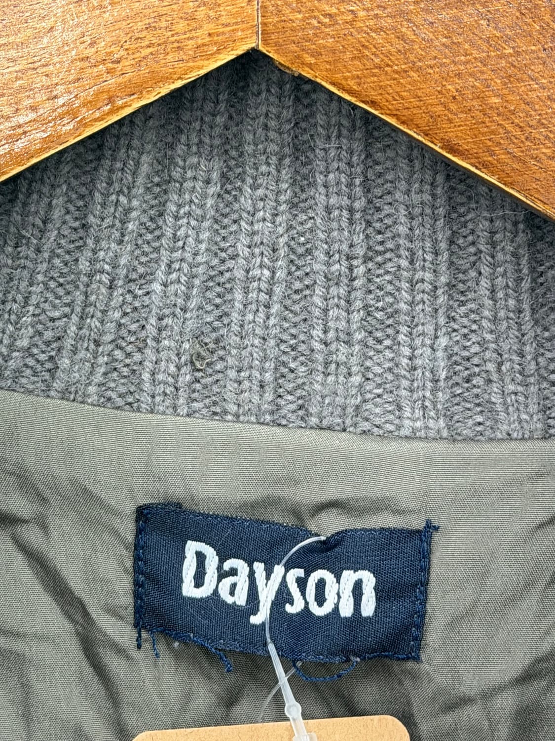Dayson 니트 그레이 자켓 상품이미지3
