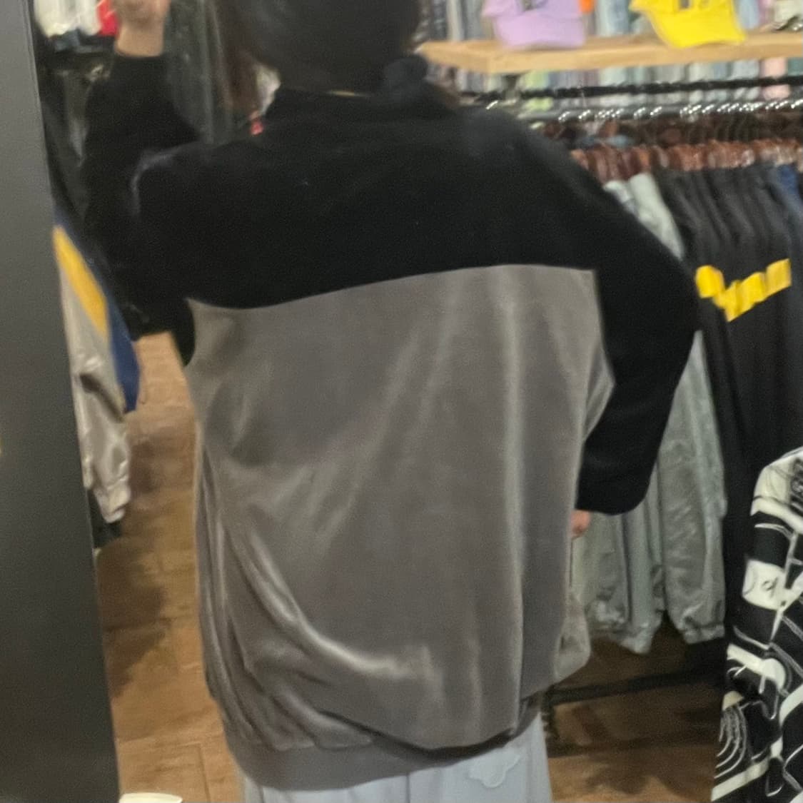 [HI] 빈티지 집업 블랙 그레이 상품이미지5