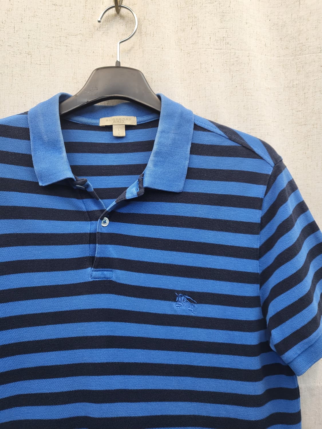 버버리 스트라이프 반팔 폴로티 상품이미지3