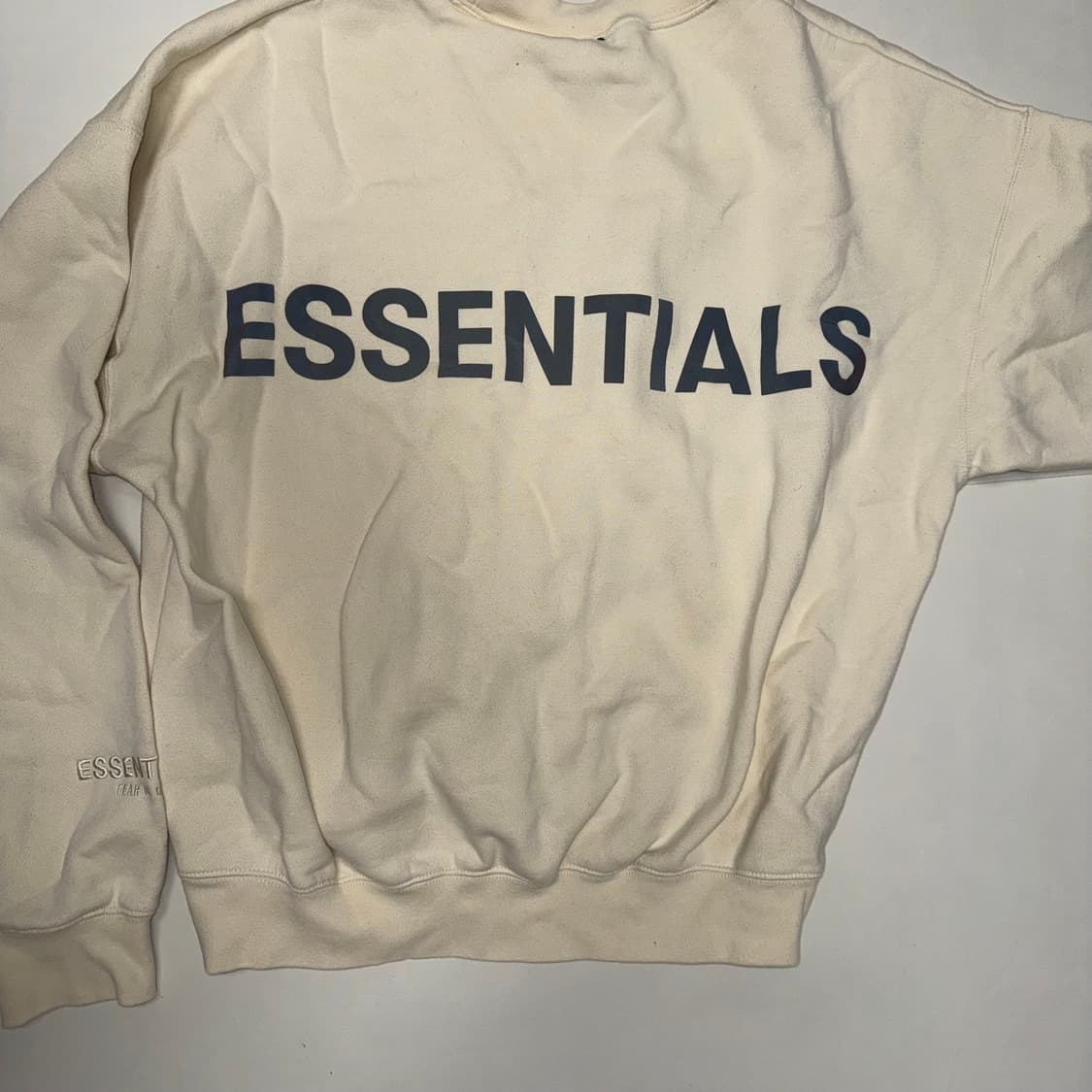 피오갓 에센셜 스웻 롱슬리브 크림 리플렉티브 s 상품이미지4