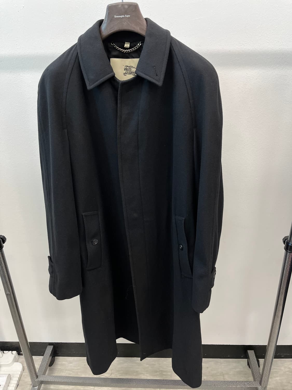 버버리 캐시미어 롱코트 블랙 52사이즈 상품이미지1