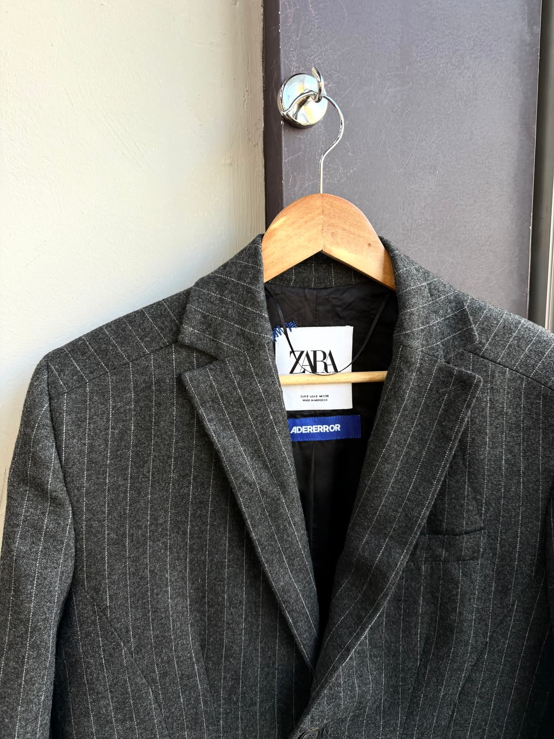 S/ 자라 X 아더에러 핀스트라이프 블레이저 자켓 상품이미지4