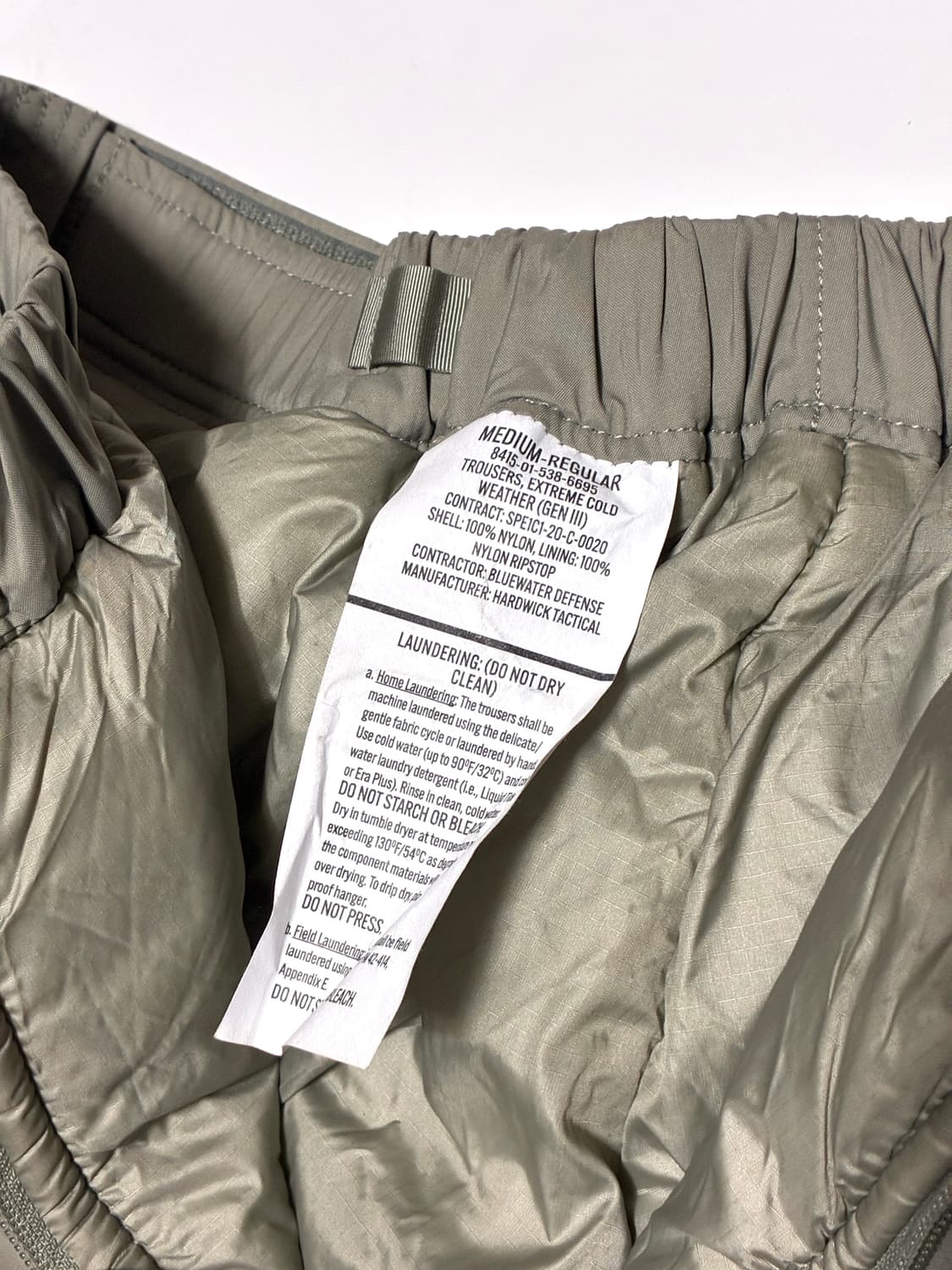미군 프리마로프트 패딩 바지 (32-34) 상품이미지3