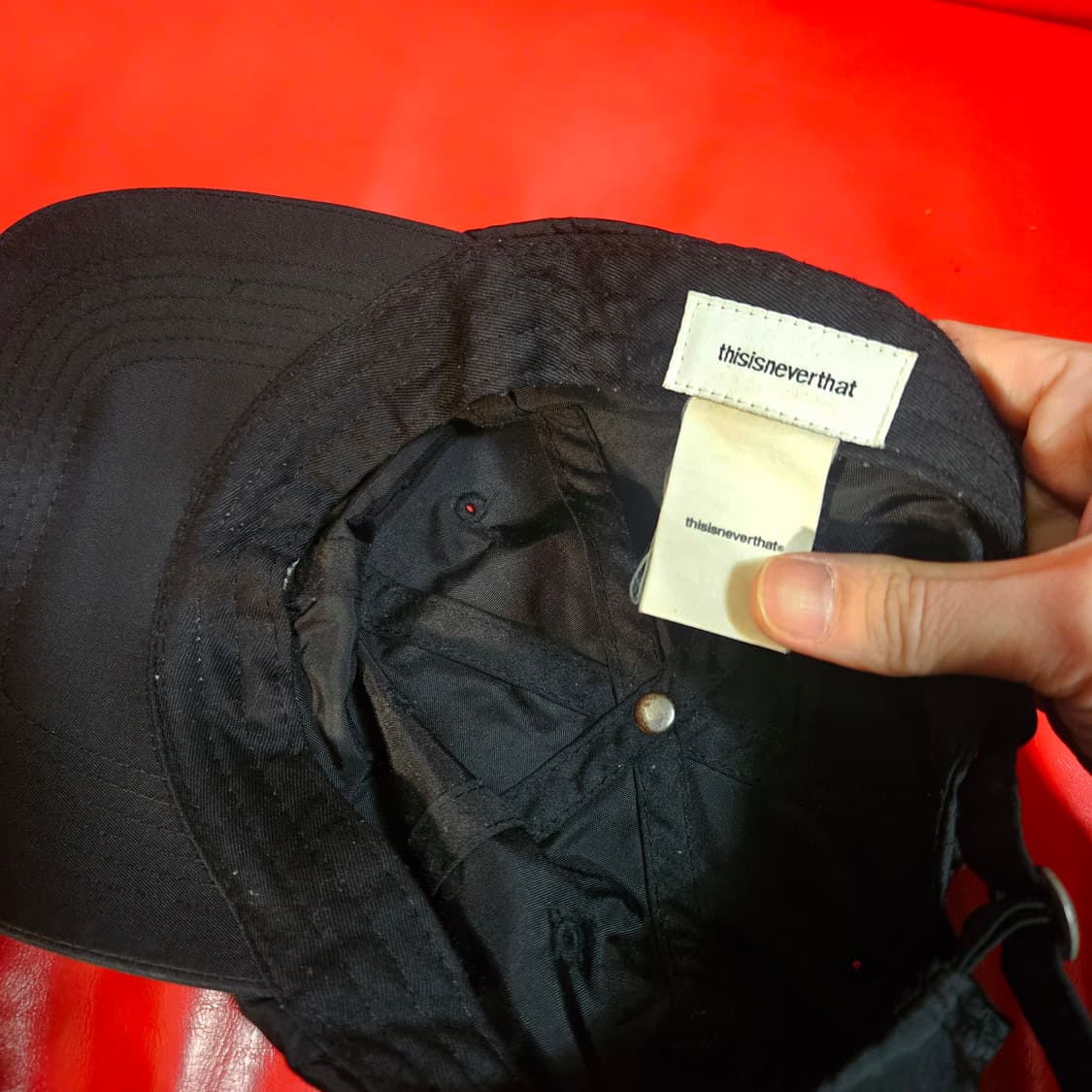 디스이즈네버댓 나일론 시그니처로고 볼캡 Free 상품이미지6