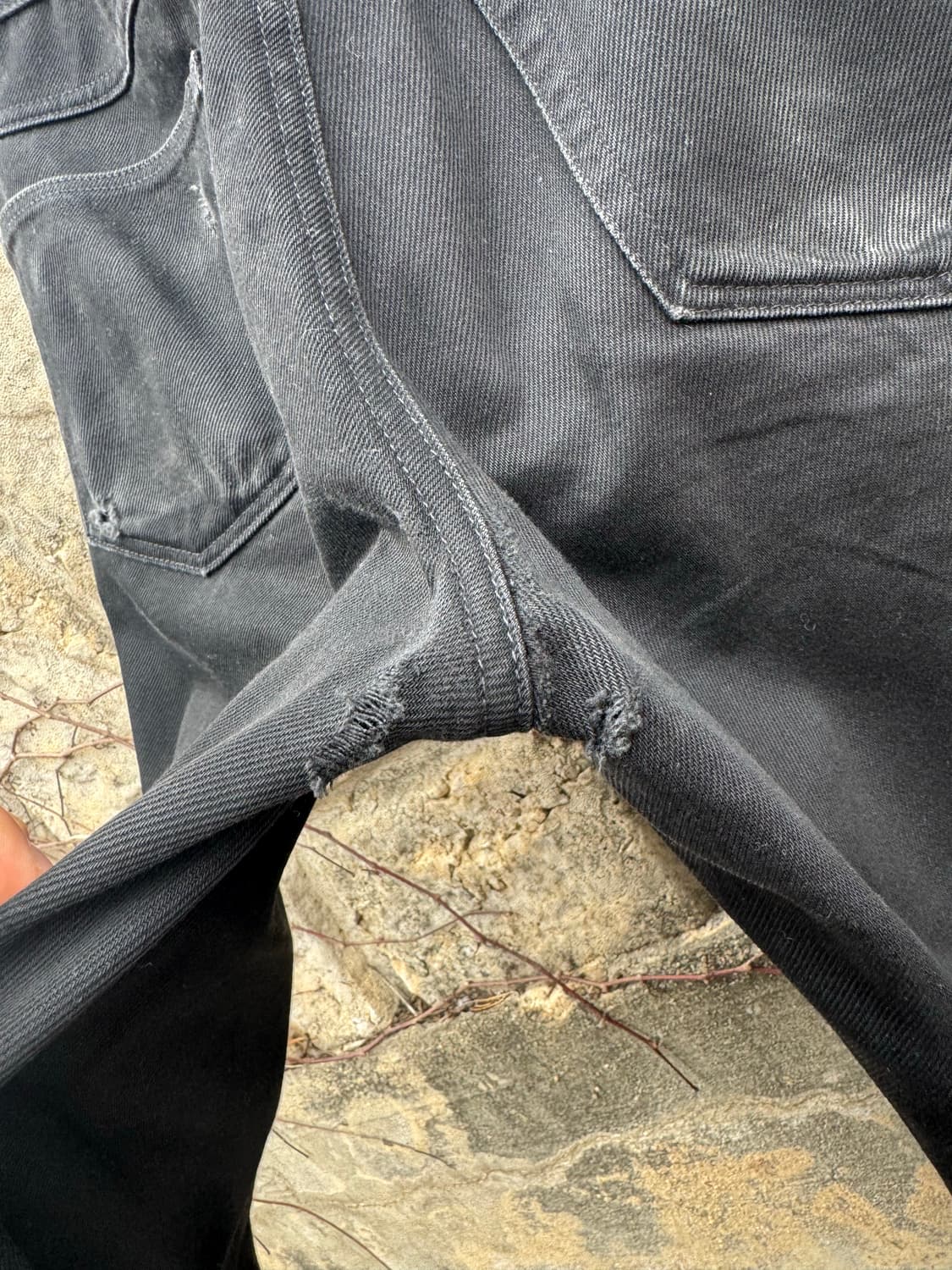 00s 엘엘빈 빈티지 블랙 데님 팬츠 상품이미지5