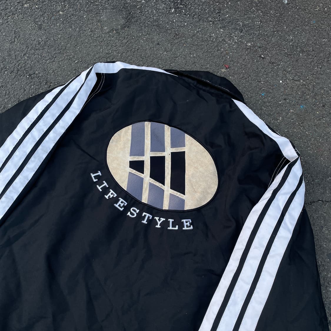 90s 아디다스 대대장 빅로고 올드스쿨 점퍼 보드 자켓 트랙자켓 100 상품이미지2