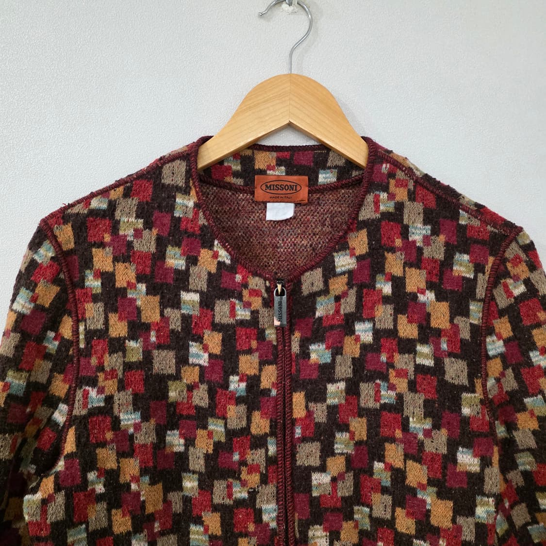 미쏘니 여성 빈티지 패턴 자켓 55_66 상품이미지3