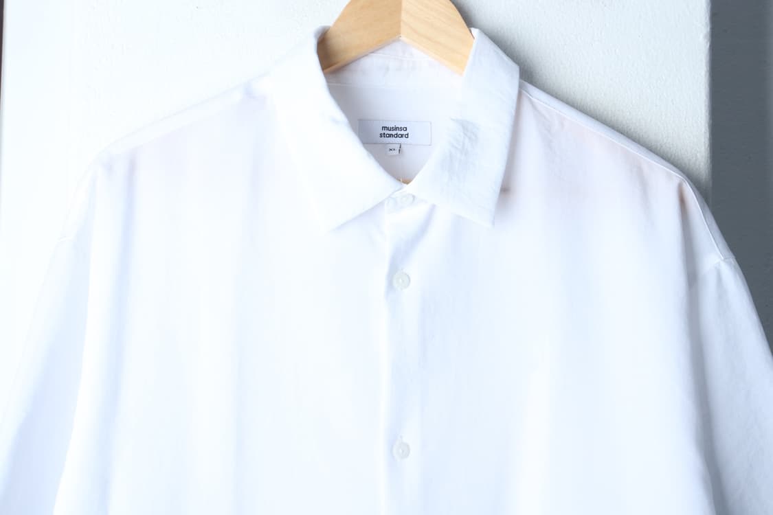 (XL-2XL) 무신사 스탠다드 반팔 카라 티셔츠 셔츠 남방-H32130 상품이미지3