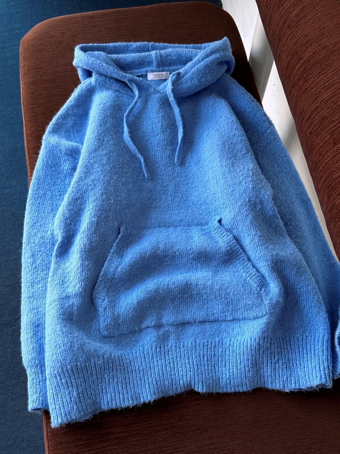 Brushed fabric hooded design knit P/O 상품이미지7