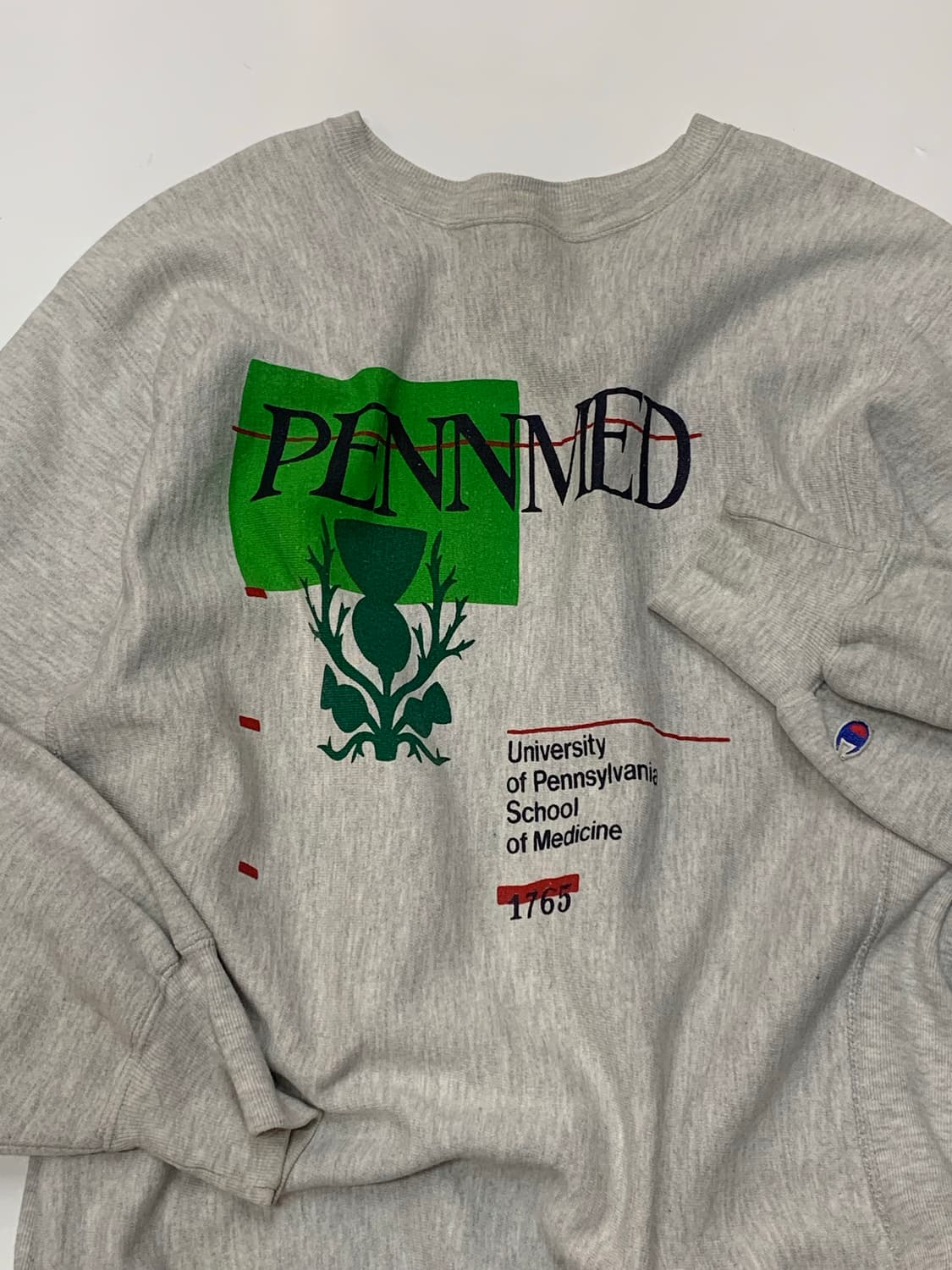 90s 챔피온 리버스위브 스웻셔츠 PENNMED 상품이미지2