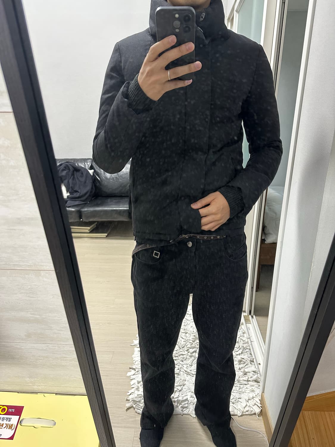 더 비르디안느 블랙 패딩 사이즈 2 상품이미지1