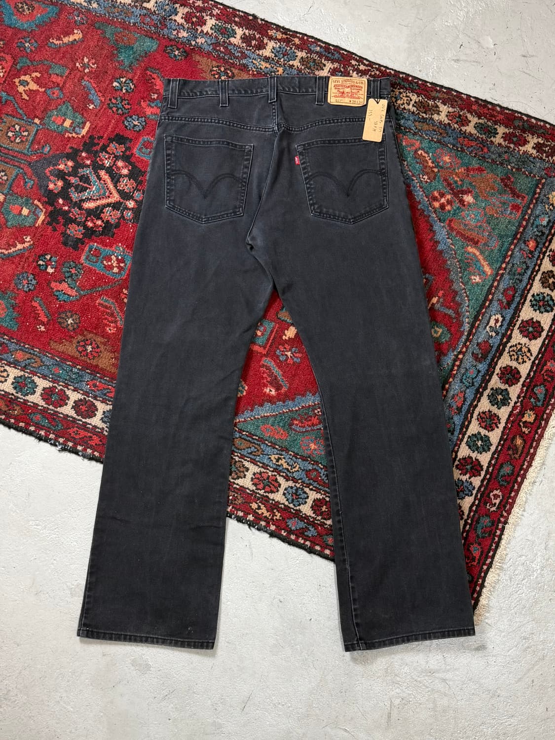 00's 리바이스 517 블랙 부츠컷 플레어진 상품이미지3