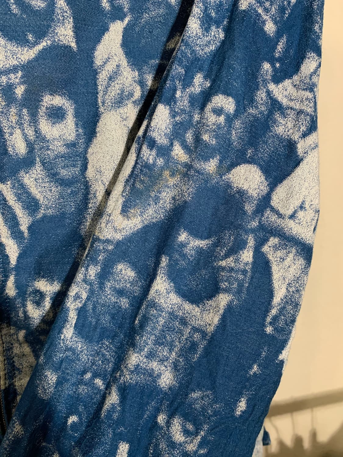 브루나 보인 페이스 프린팅 블루 자켓 상품이미지8