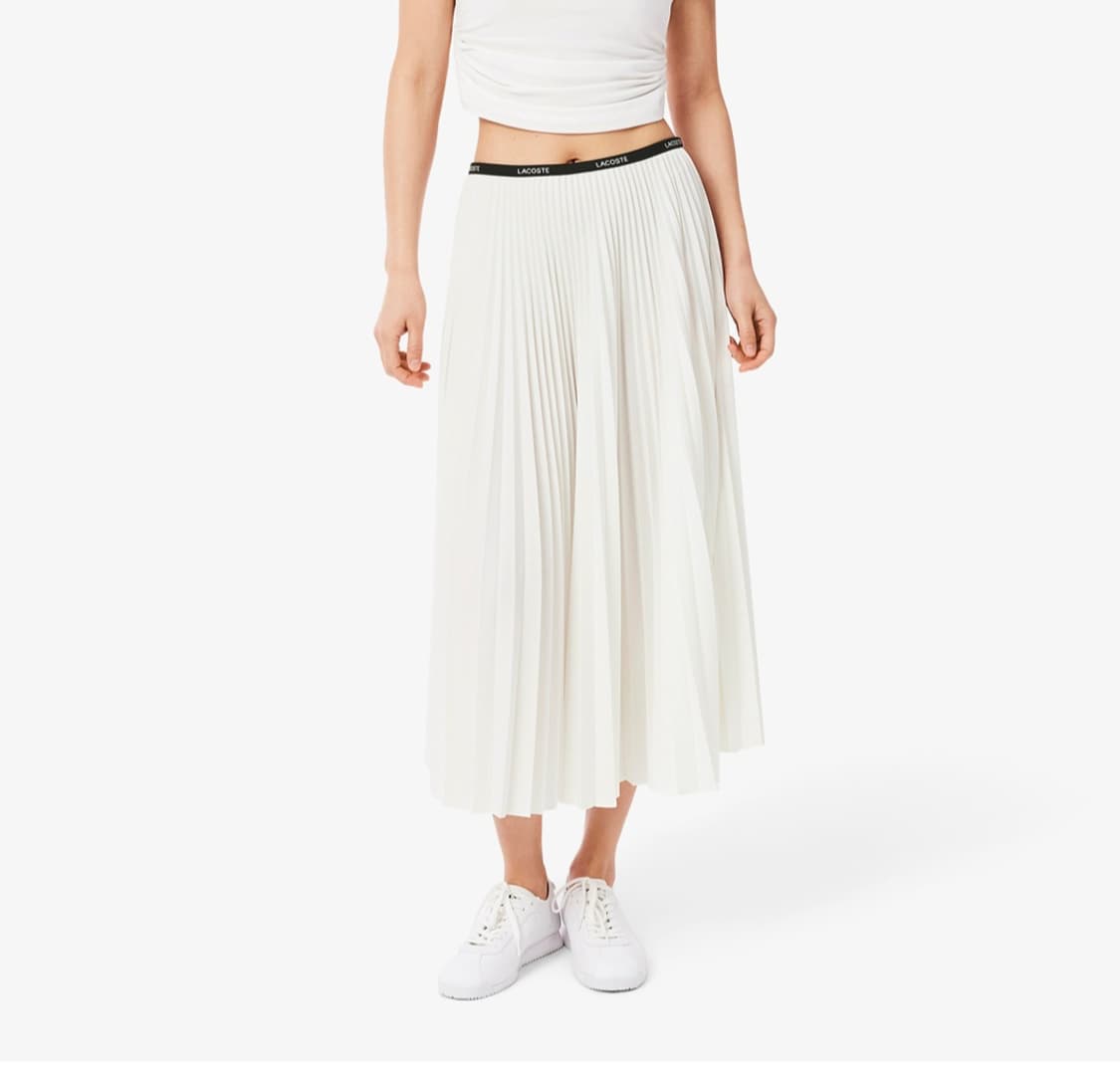 라코스테 플리츠 스커트  라지 밴딩스커트 에이라인 상품이미지1