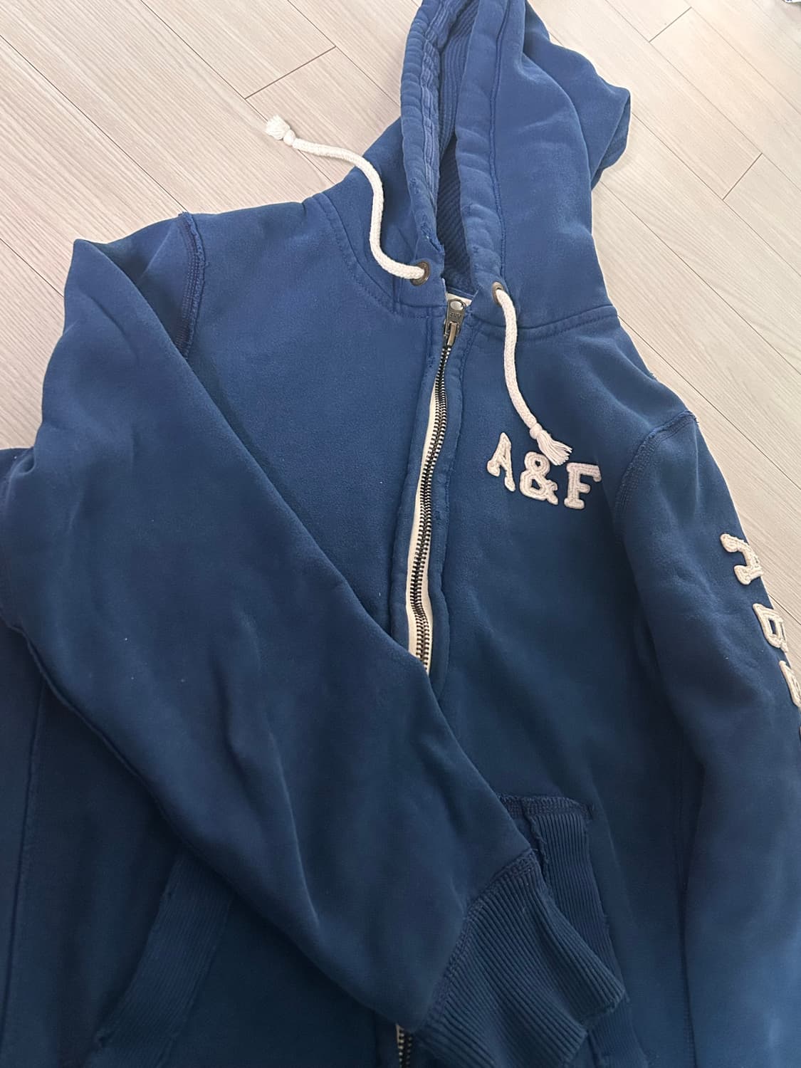 아베크롬비 블루 후드집업 상품이미지3