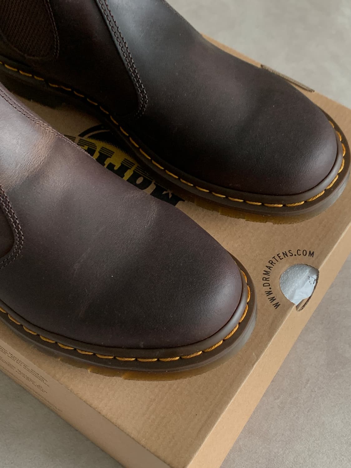(새상품) 닥터마틴 2976 YS 다크브라운 us9 상품이미지5