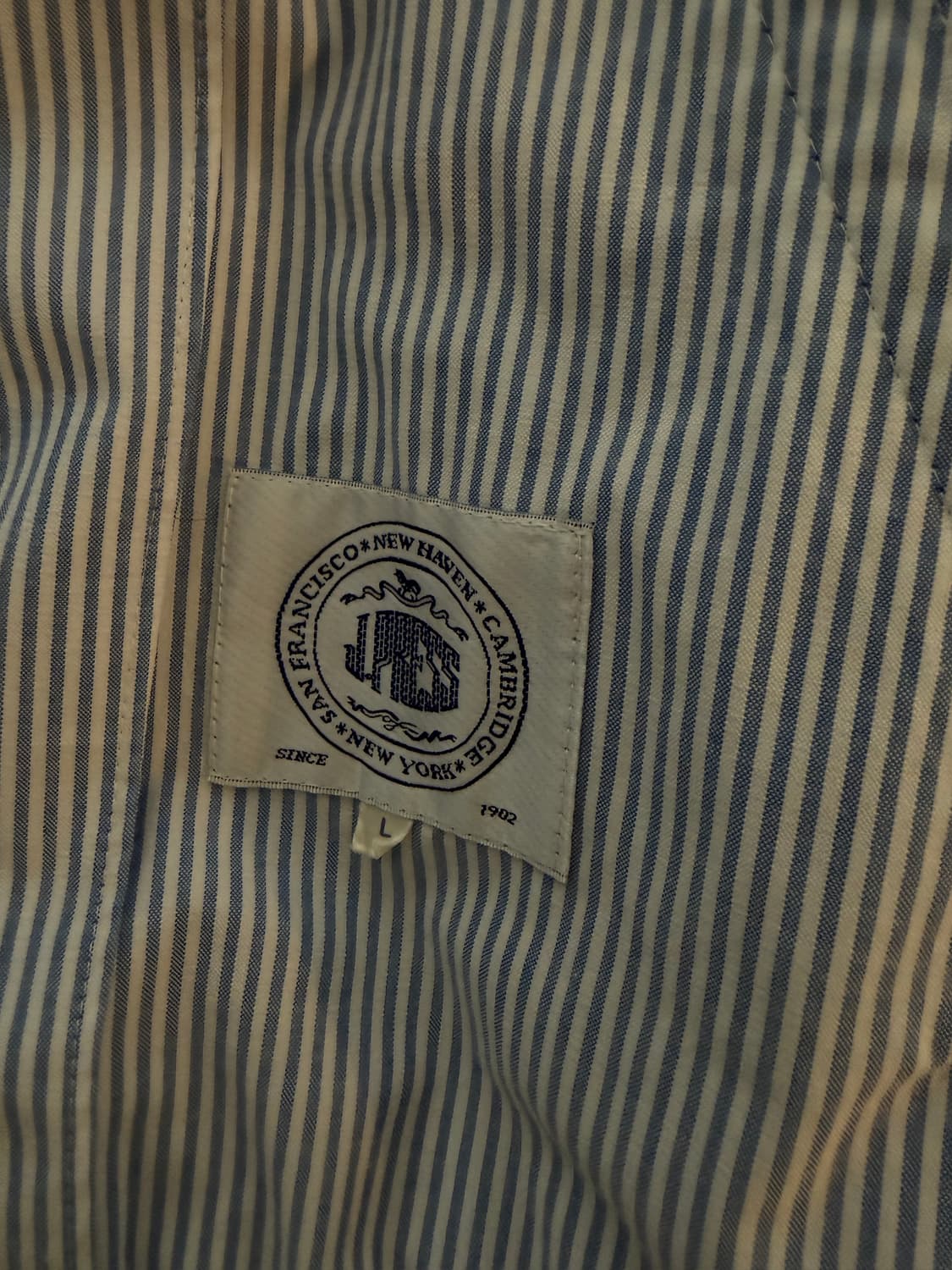 [L] 제이프레스 스트라이프 바라쿠다 자켓 상품이미지3