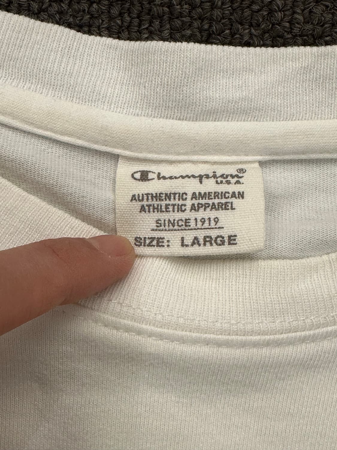 L)챔피온 빈티지 테니스 프린팅 롱슬리브 상품이미지5