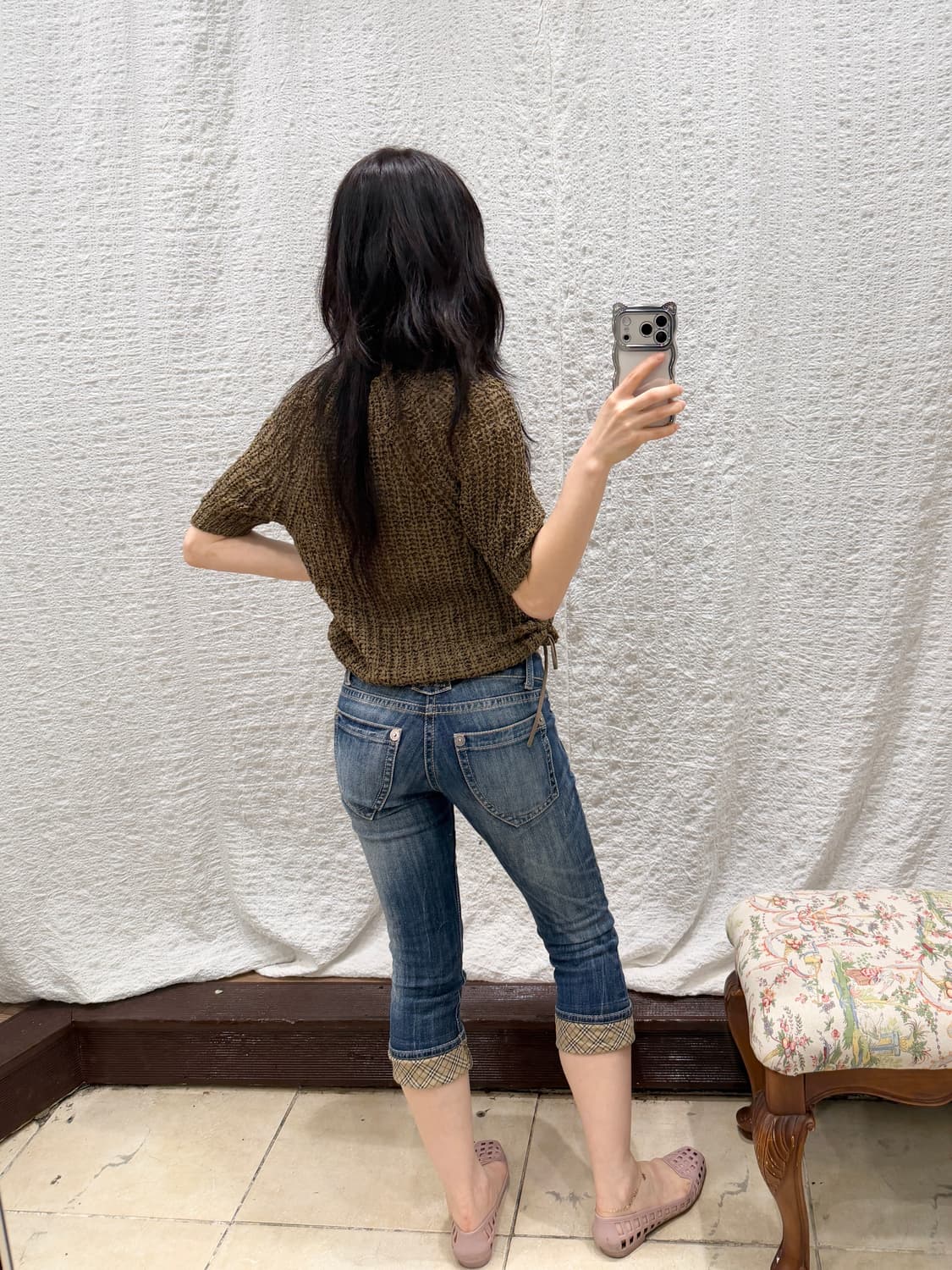 Buberry blue label capri 상품이미지8