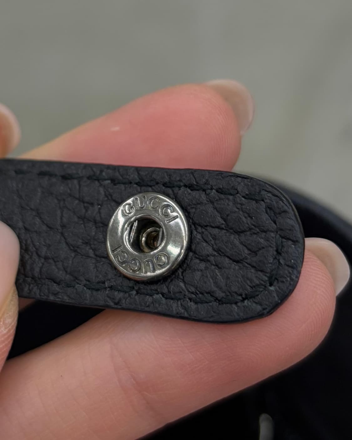 Gucci 구찌 GG 블랙 캔버스 토트백  상품이미지7