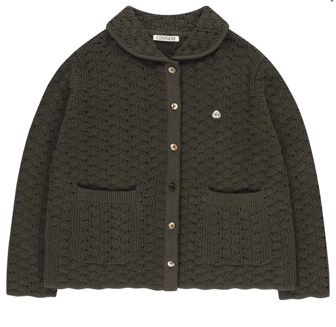 코이세이오 웨이브 니트 가디건 상품이미지1