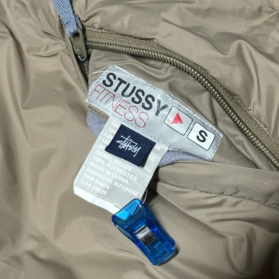 90s 스투시 리버시블 나일론 패딩 상품이미지8