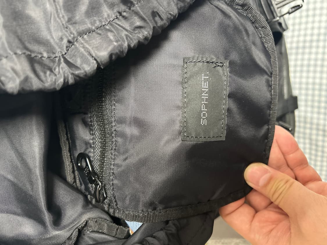 VISVIM 올드비즈빔 소프넷콜라보 발리스틱 올블랙 백팩 25L 상품이미지8