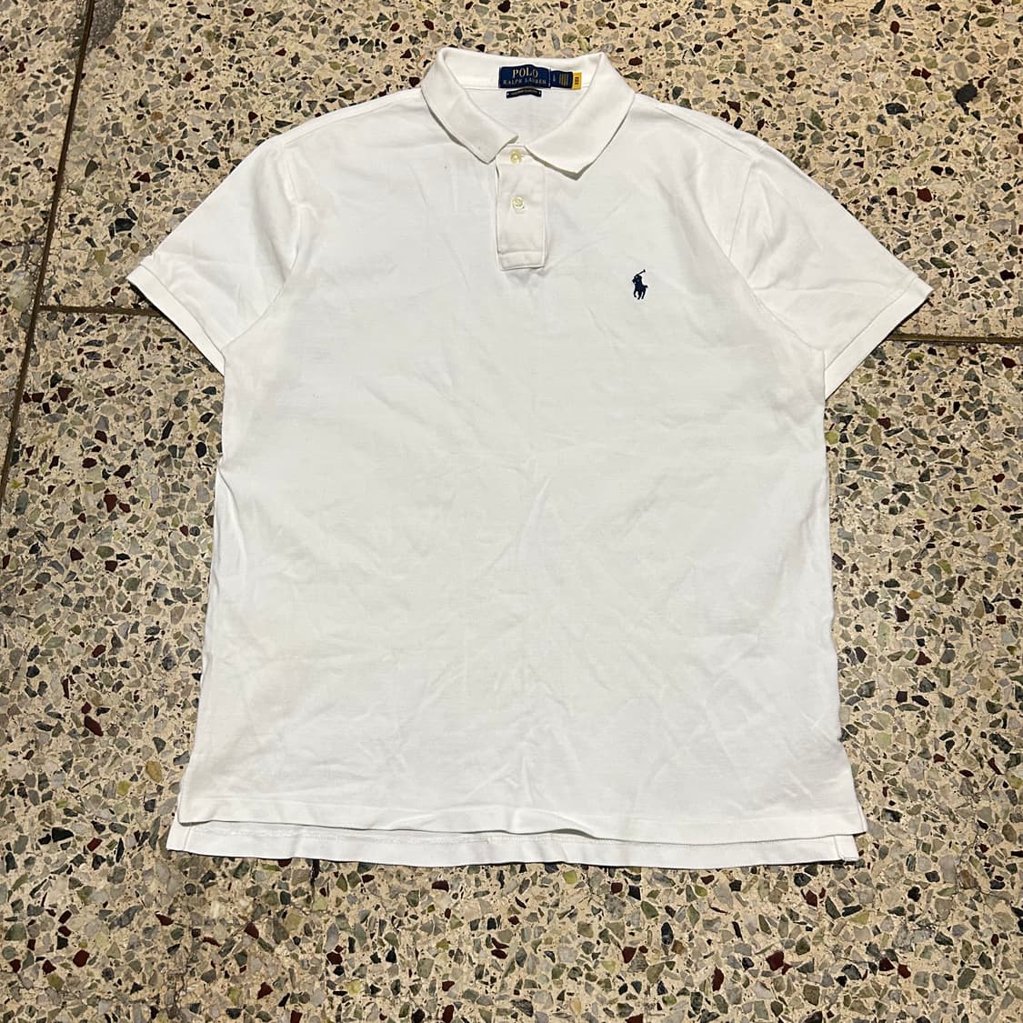 폴로(POLO RalphLauren) 화이트 반팔 카라티 상품이미지1