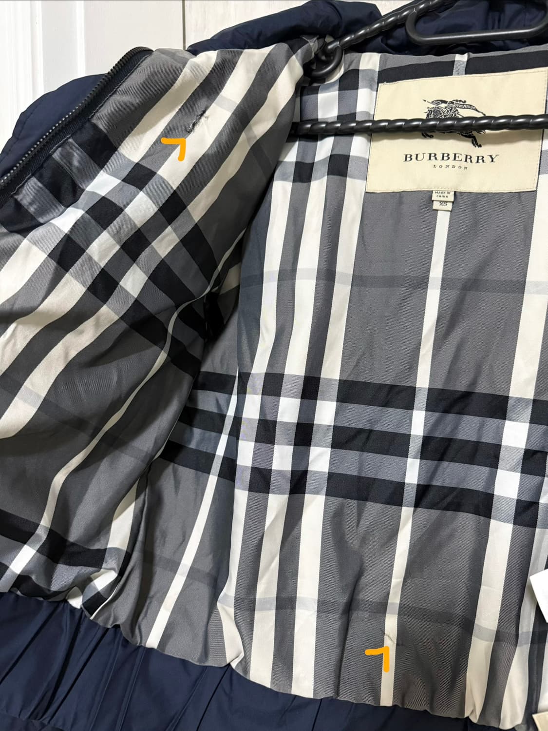 여성 XS / 버버리 퀄팅 크롭 자켓 상품이미지10
