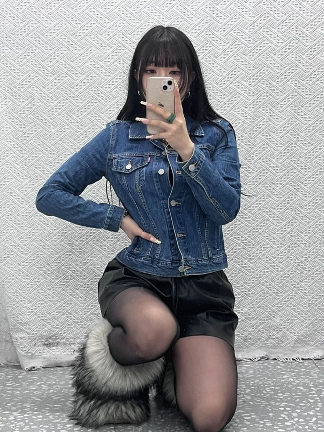 리바이스 레트로 Y2K 00's 캐주얼 데님자켓 S C09943 상품이미지1