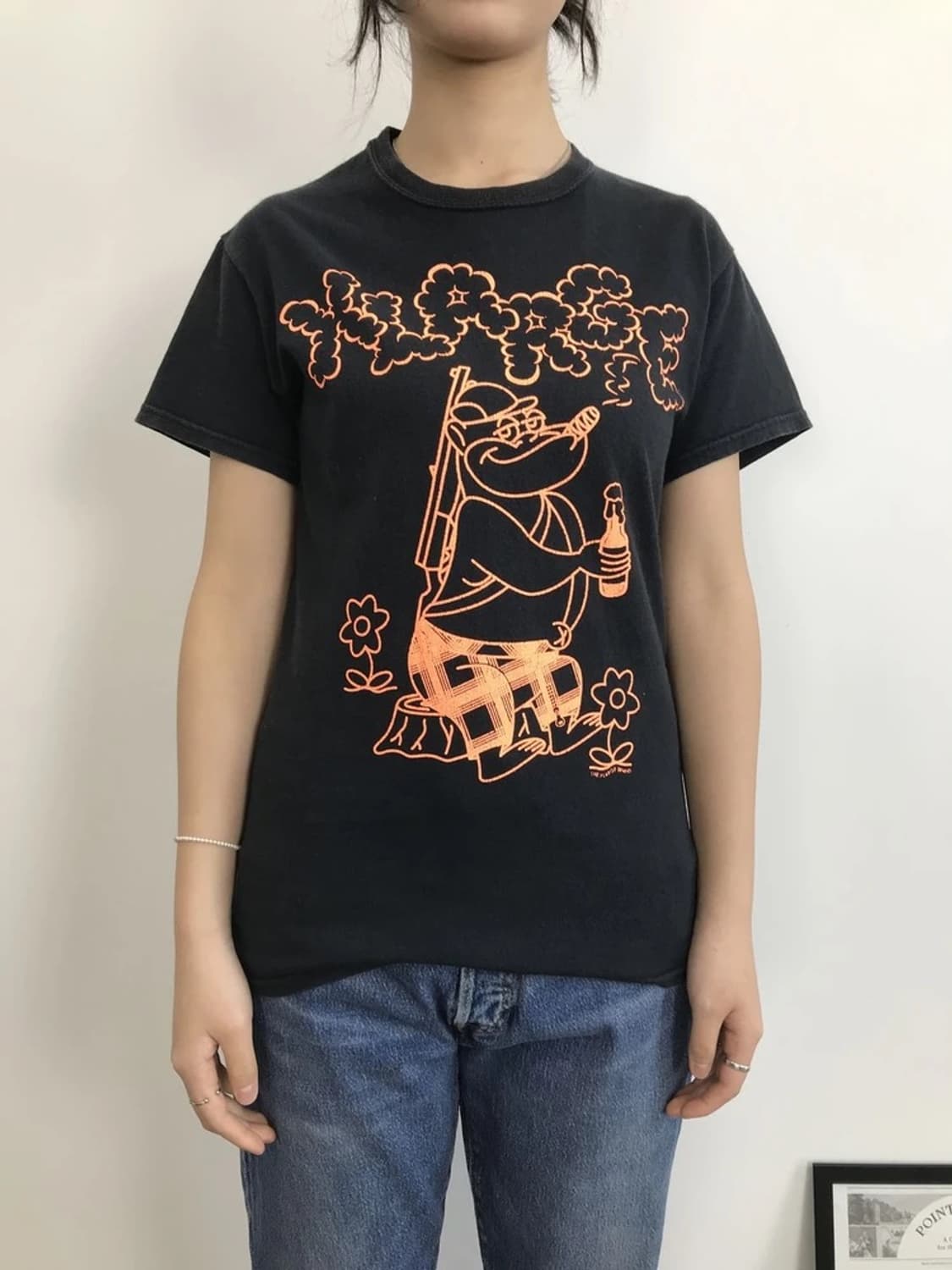 XLARGE Graphic T Shirt Black Orange 상품이미지2