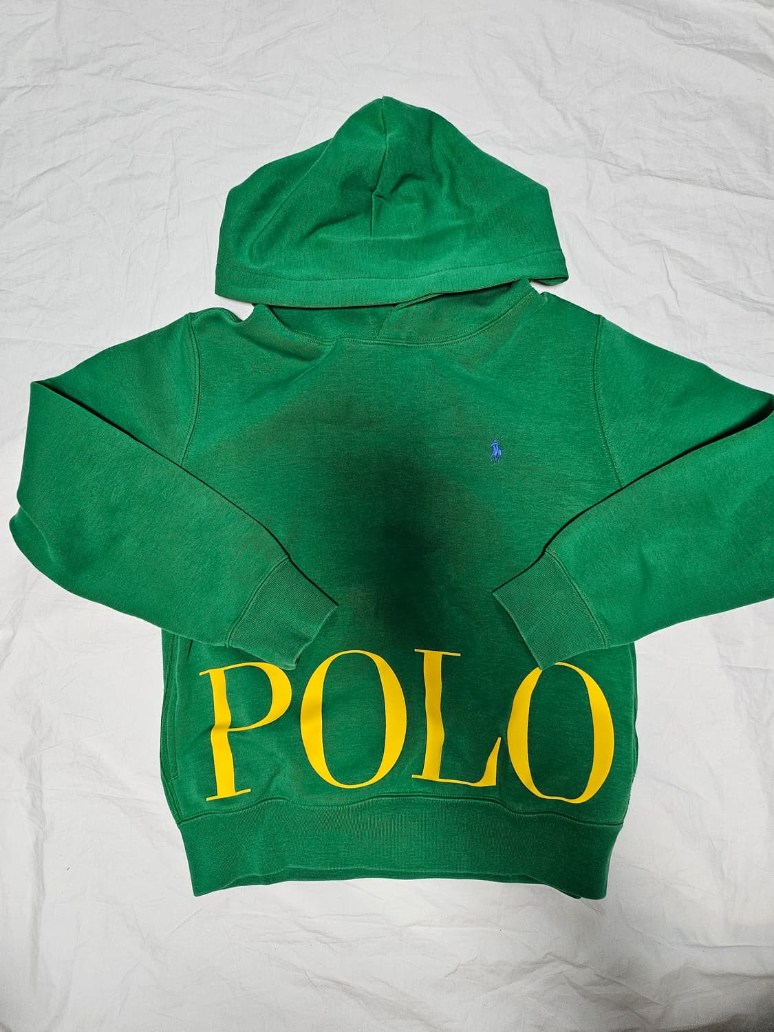 폴로랄프로렌 빅로고 딱붙핏 크롭핏 후디 후드티 여성M 상품이미지1