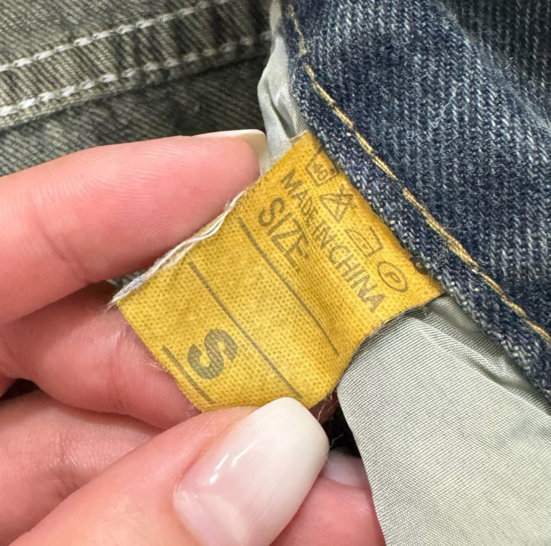 (s) 워싱 와이드 데님 팬츠 상품이미지3