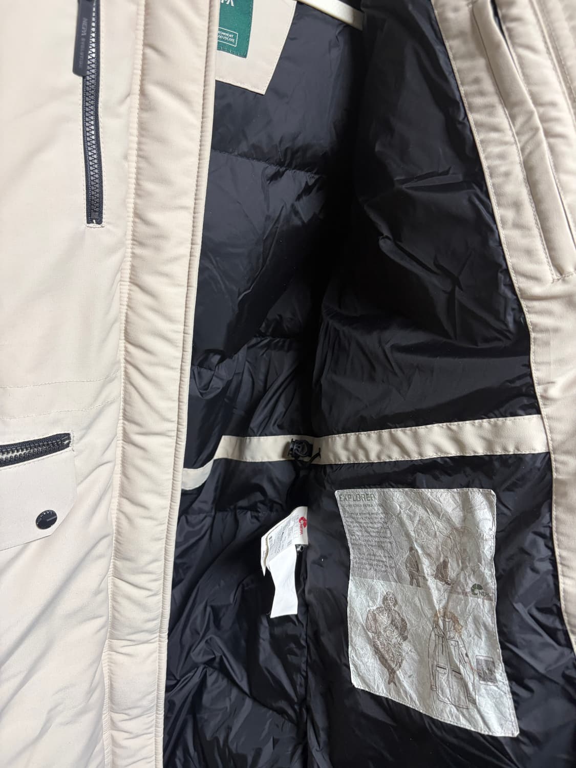 네파 구스다운 롱패딩 상품이미지6