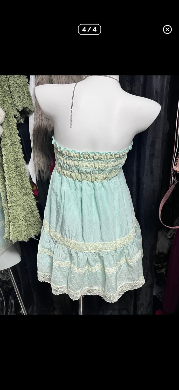 y2k 레이스 튜브탑 상품이미지4