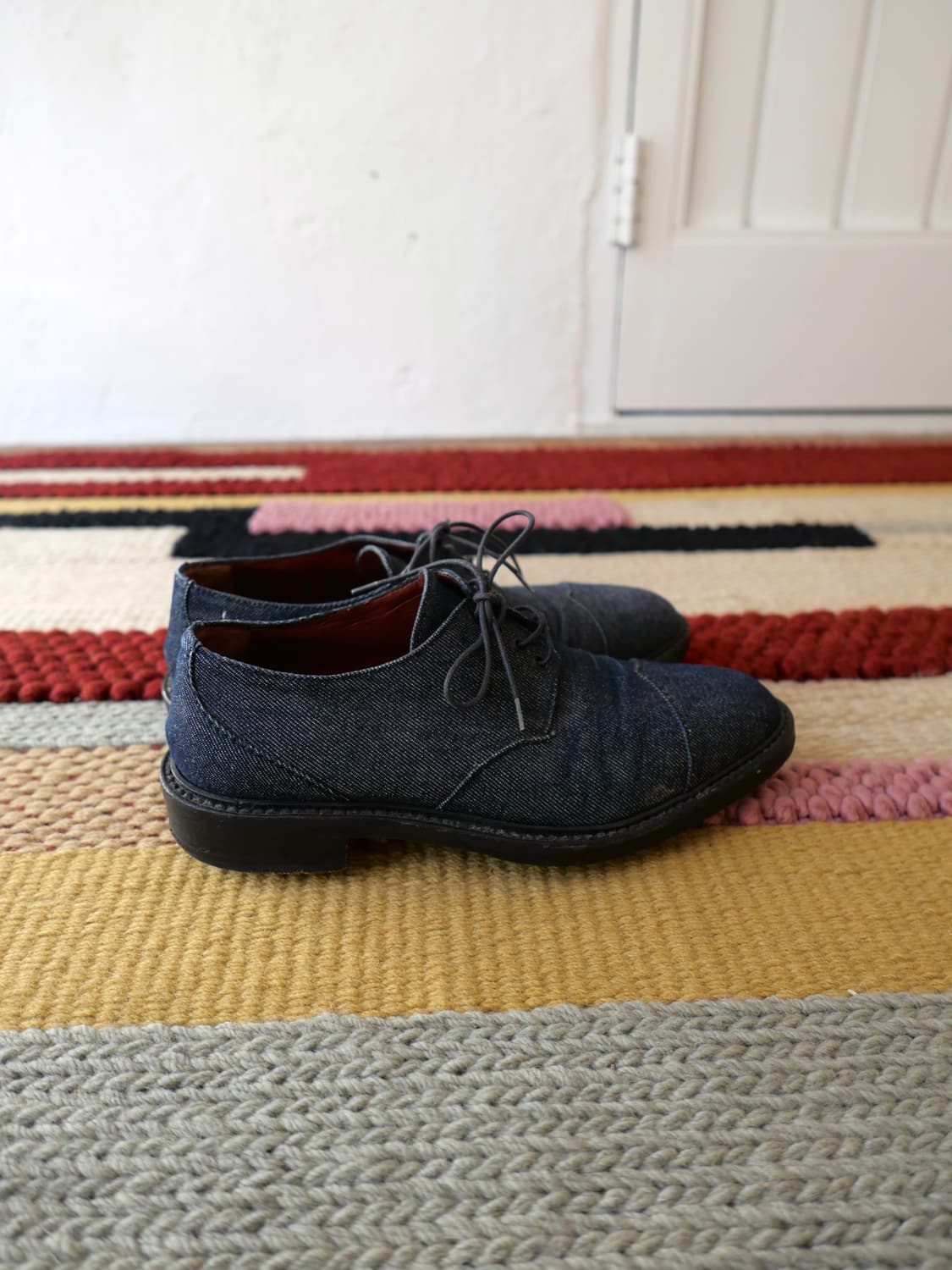 드리스 반 노튼 데님 더비 슈즈 상품이미지4
