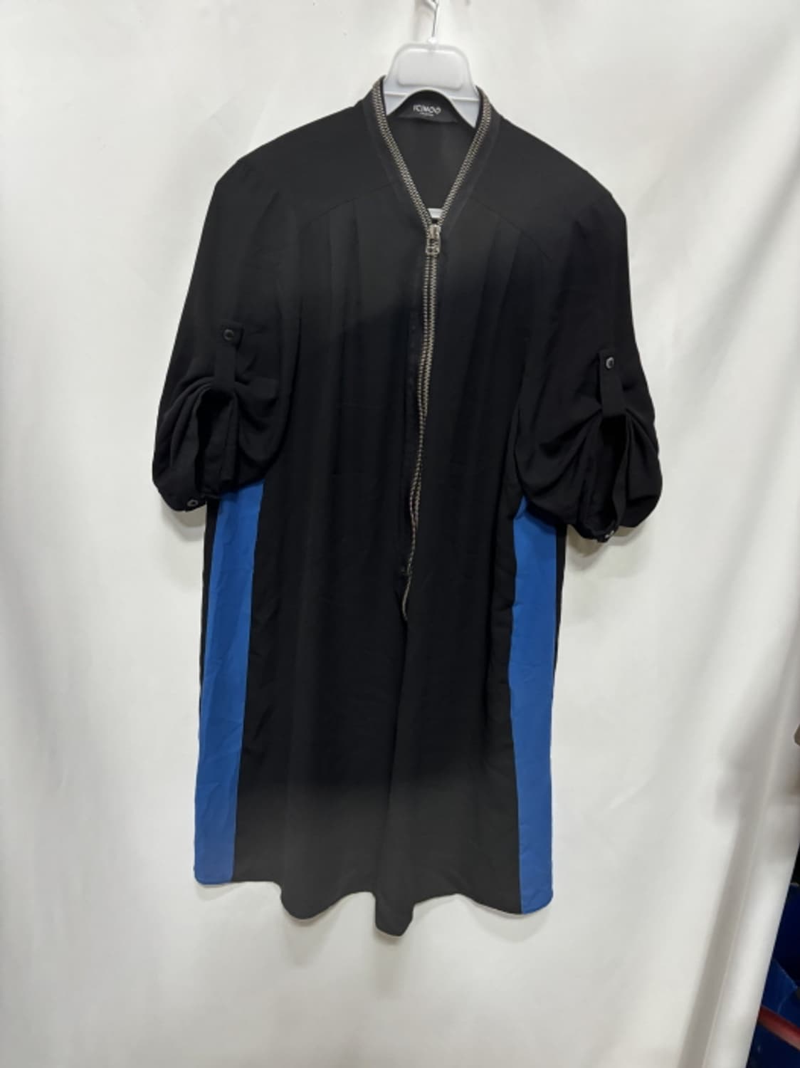 이신우(ICINOO)소매 롤업 탭 원피스 상품이미지1