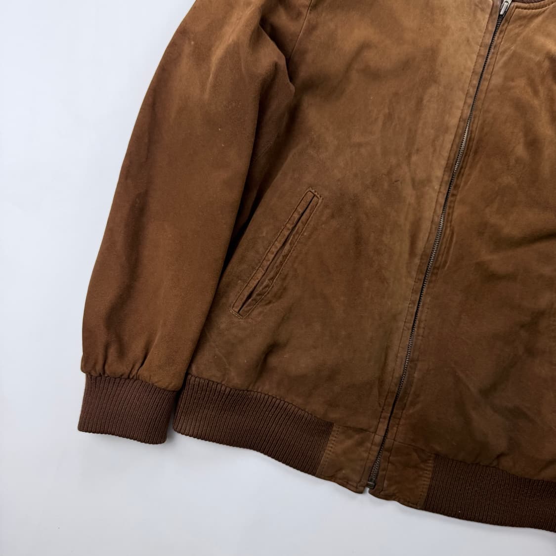 산양가죽 스웨이드 블루종 상품이미지3