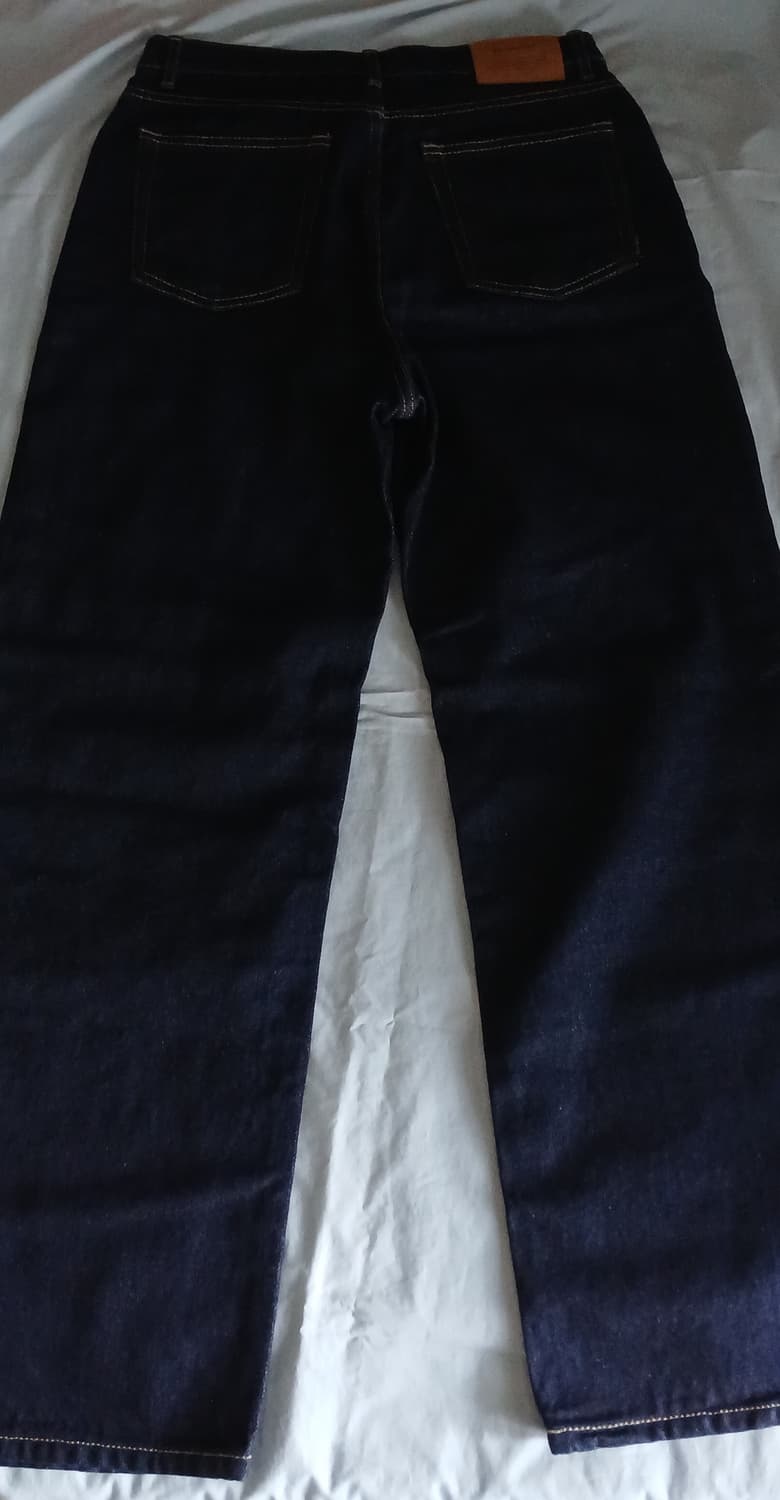 블루브릭 생지 데님 인디고 와이드 팬츠 2 size 상품이미지8