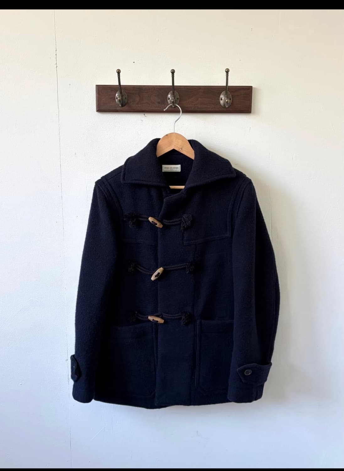드리스 반 노튼 더플 코트 네이비 상품이미지1